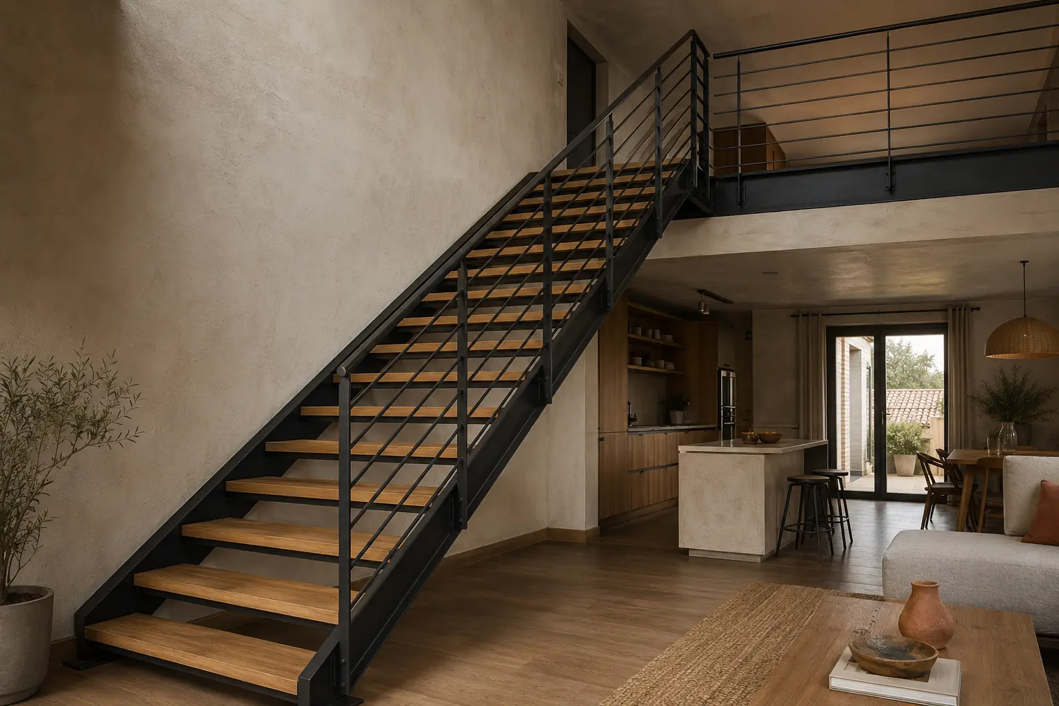 Urla Loft Merdiven tasarım ve uygulama örneği